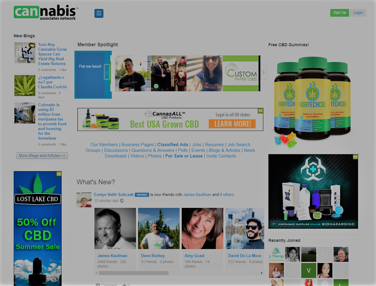 cannabis industry networking platform